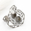Kuchi Adjustable Statement Cuff: Afghan Aqeeq Bohemian Tribal Bracelet for Belly Dance & Reiki