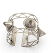 Kuchi Adjustable Statement Cuff: Afghan Aqeeq Bohemian Tribal Bracelet for Belly Dance & Reiki
