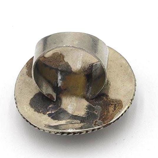Vintage Afghan Silver Tribal Rings - Ethnic Kuchi Jewelry for Women - Bohemian Pakistani Indian Heels