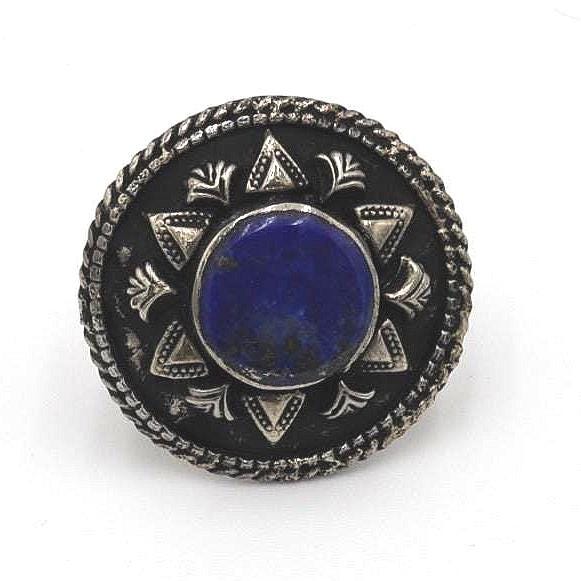 Oversized Vintage Afghan Statement Rings - Ethnic Tribal Kuchi Jewelry for Women - Bohemian Silver Accessories