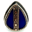 Vintage Afghan Silver Rings - Ethnic Tribal Kuchi Jewelry for Women - Pakistani Indian Bohemian Heels