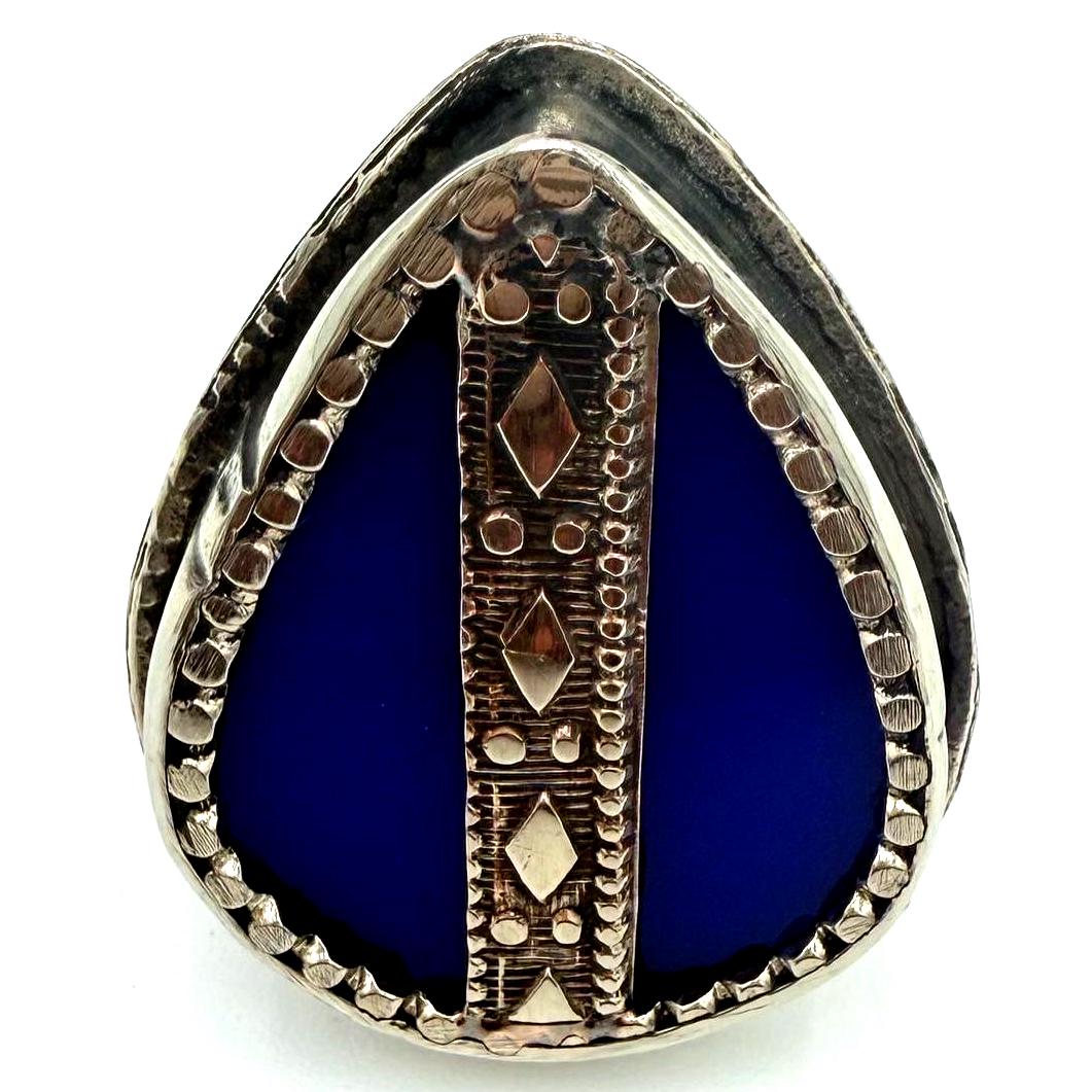Vintage Afghan Silver Rings - Ethnic Tribal Kuchi Jewelry for Women - Pakistani Indian Bohemian Heels