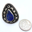 Vintage Afghan Lapis Lazuli Statement Ring - Handmade Nomadic Gemstone Jewelry