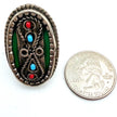 Vintage Afghan Kuchi Adjustable Statement Rings