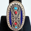 Vintage Afghan Kuchi Adjustable Statement Rings