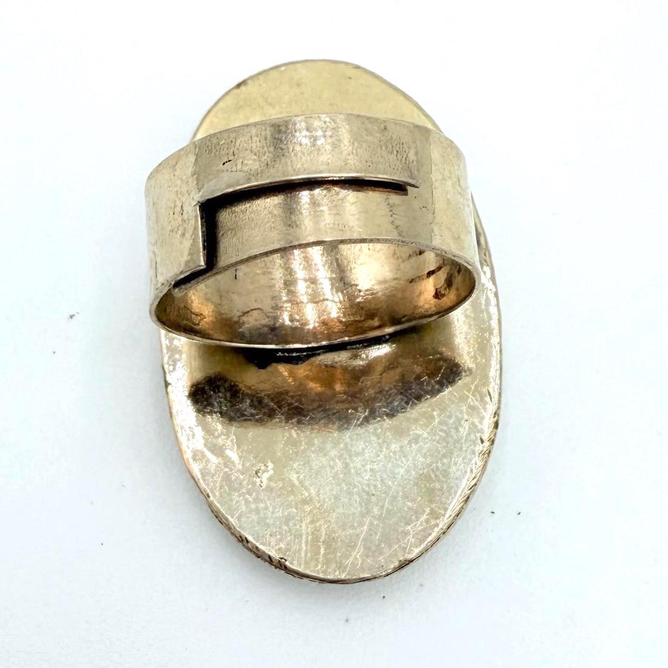 Vintage Afghan Kuchi Adjustable Statement Rings