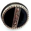 Vintage Afghan Statement Rings: Engraved Gemstone Jewelry for Festivals