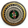Oversized Antique Afghan Tribal Rings - Adjustable Boho Ethnic Jewelry for Women