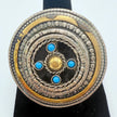 Oversized Antique Afghan Tribal Rings - Adjustable Boho Ethnic Jewelry for Women