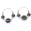 Vintage Afghan Kuchi Spike Hoops - Handmade Tribal Dangle Earrings for Bohemian Festival Style