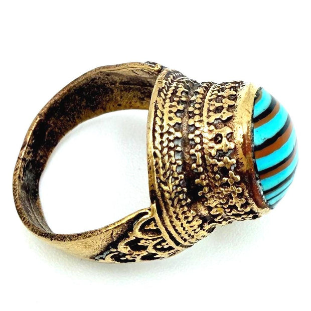 Authentic Vintage Afghan Tribal Rings: Handcrafted Boho Jewelry for Men and Women