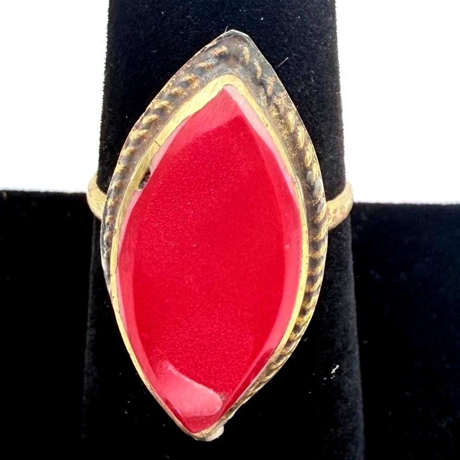 Vintage Afghan Silver Tribal Rings - Ethnic Kuchi Jewelry for Women - Pakistani Indian Heels