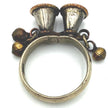 Vintage Afghan Bell Rings: Unique Ethnic Jewelry, Antique Tribal Bohemian Accessories for Women