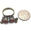 Vintage Afghan Bell Rings: Unique Ethnic Jewelry, Antique Tribal Bohemian Accessories for Women