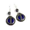 Vintage Afghan Lapis Lazuli Earrings: Ethnic Boho Handmade Tuareg Jewelry for Women