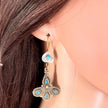 Vintage Afghan Tribal Earrings - Bohemian Statement Jewelry - Ethnic Middle Eastern Gypsy Gift for Her