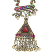 Vintage Kuchi Statement Pendant Necklace: Middle Eastern Collectible Jewelry
