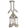 Vintage Kuchi Statement Pendant: Antique Middle Eastern Necklace - Boho Ethnic Afghan Jewelry