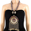 Vintage Afghan Beaded Statement Necklace