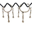 Vintage Afghan Hoop Earrings: Handcrafted Tribal Dangle Jewelry