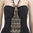 Large Afghan Vintage Jewelry Necklace | Kuchi Tribal Pendant | Coin Necklace Adjustable