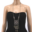 Vintage Kuchi Statement Necklace - Middle Eastern Antique Pendant Jewelry - Ethnic Boho Collectible