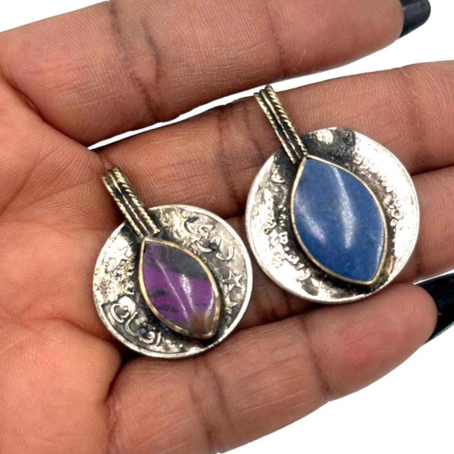 Vintage Coin Pendants: Handcrafted Historical Jewelry from Afghanistan, India, Persia & Russia