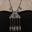 Vintage Kuchi Statement Pendant: Antique Middle Eastern Necklace - Boho Ethnic Afghan Jewelry