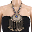 Antique Kuchi Necklace | Vintage Afghan Tribal Pendant | Statement Bohemian Jewelry