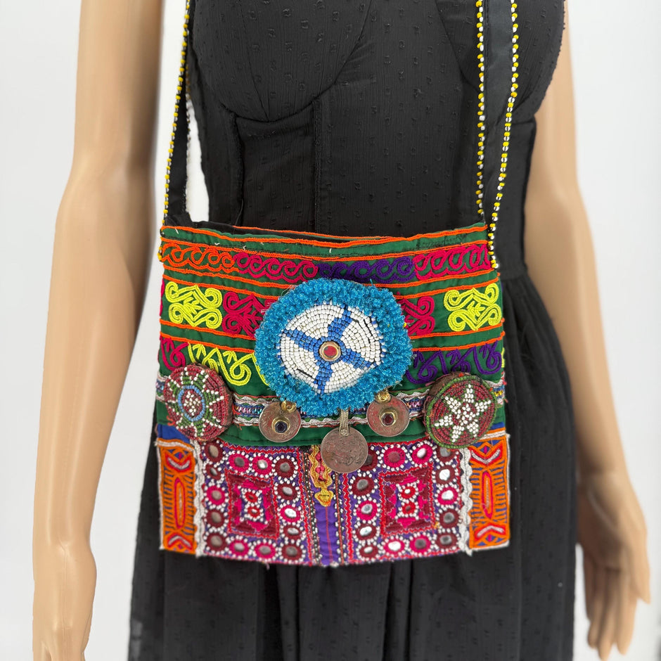 Embroidered Afghan Tribal Bag