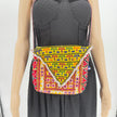 Handmade Afghan Beaded Crossbody Bag – Embroidered Tribal Shoulder Purse – Bohemian Style
