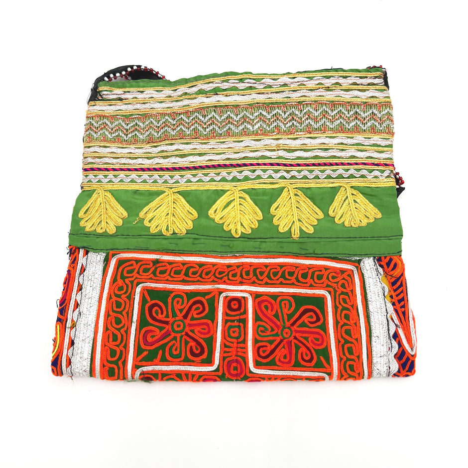 Embroidered Afghan Tribal Bag: Bohemian Festival Crossbody Purse