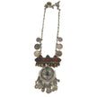 Vintage Afghan Statement Necklace – Handmade Kuchi Tribal Pendant - Boho Ethnic Coins Jewelry