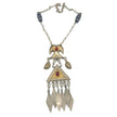 Vintage Turkmen Statement Necklace – Handmade Kuchi Tribal Pendant - Boho Ethnic Jewelry