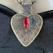 Vintage Turkmen Statement Necklace – Handmade Kuchi Tribal Pendant - Adjustable Boho Jewelry