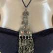 Vintage Afghan Statement Necklace – Handmade Kuchi Tribal Pendant - Boho Ethnic Coins Jewelry - Adjustable