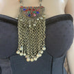 Vintage Afghan Antique Necklace | Kuchi Tribal Pendant Jewelry | Adjustable